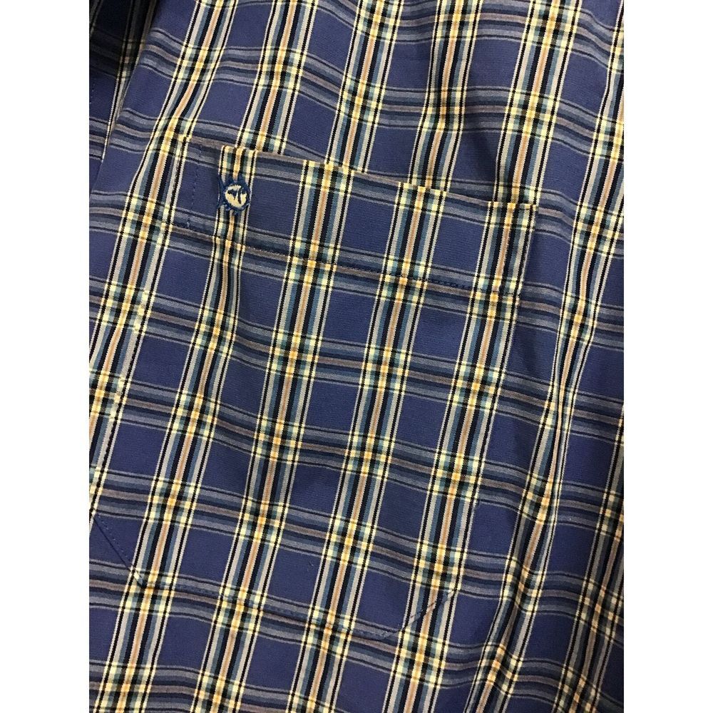 Southern Tide Blue Plaid Button Up Shirt Men's Size Medium Classic Fit - Picture 5 of 7